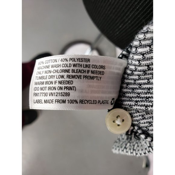 Goodfellow and Company Standard Fit Short Sleeve No Roll Collar Polo Medium - Picture 5 of 11